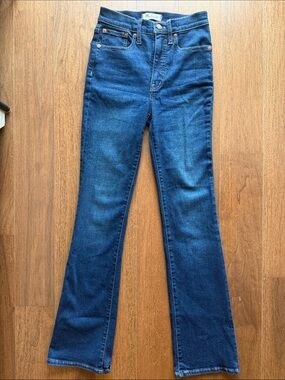 Madewell Dark Blue Flare Jeans